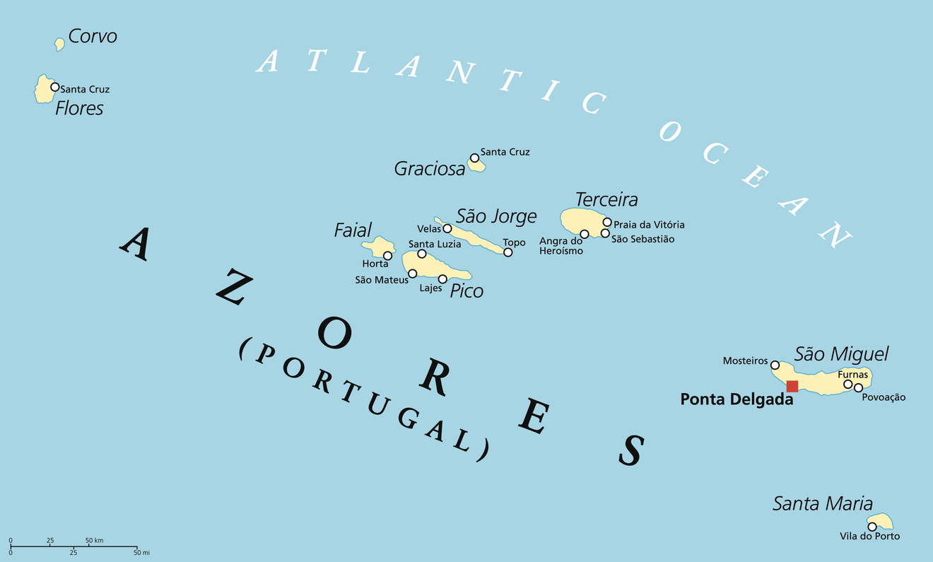 Image of Where are the Azores?
